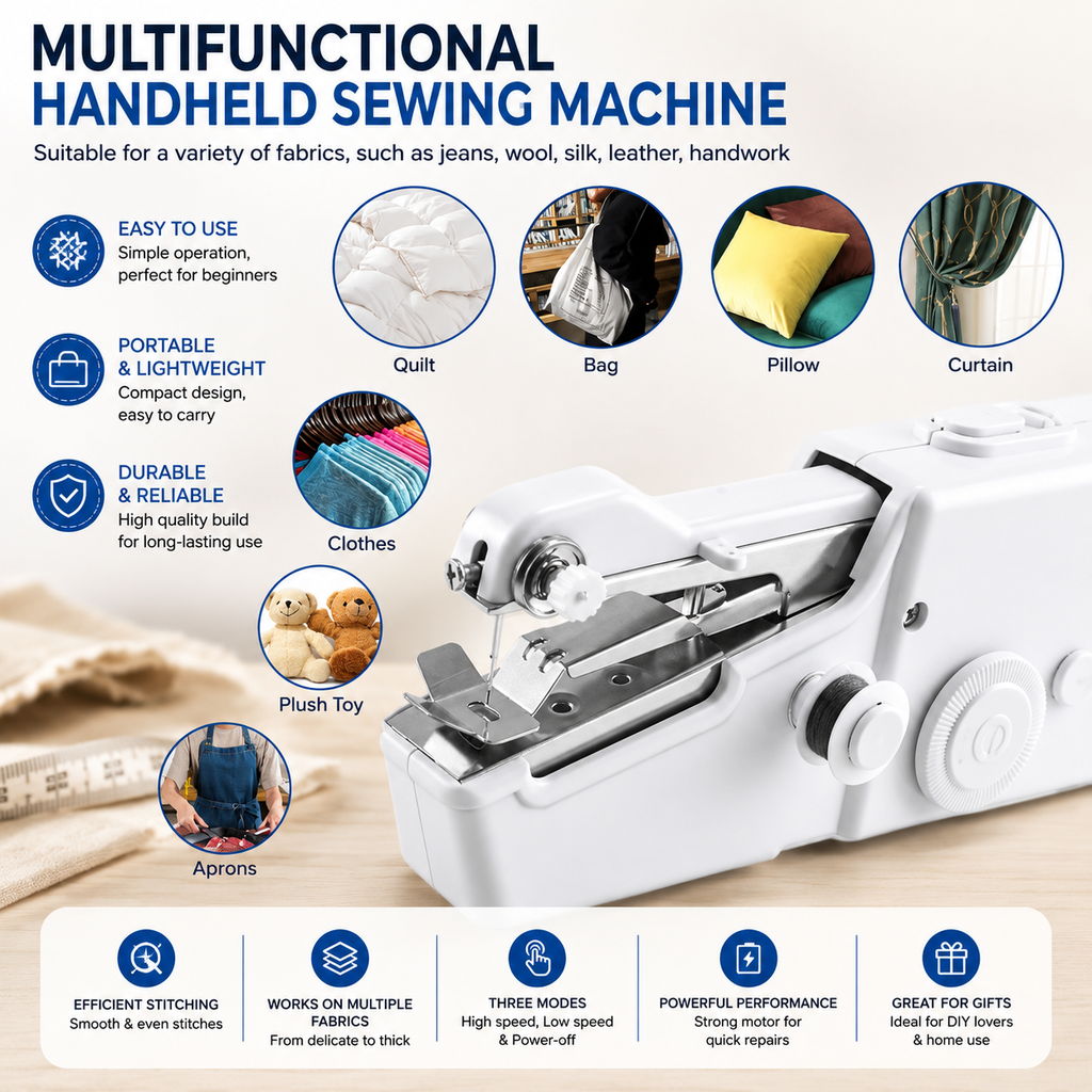 SewNest™ Handheld Sewing Machine