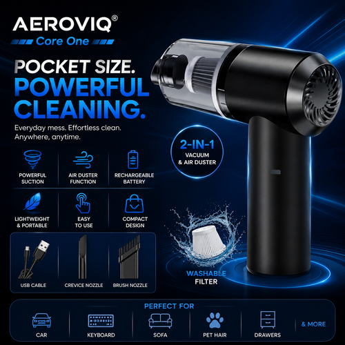 AEROVIQ® Core One | Premium Wireless Vacuum & Air Duster