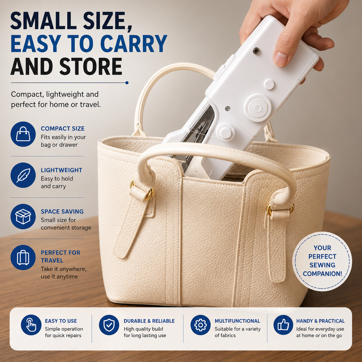 SewNest™ Handheld Sewing Machine